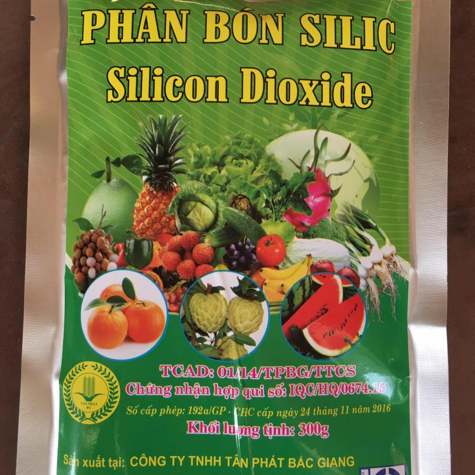 Fertilizer for middle silicon silicon dioxide
